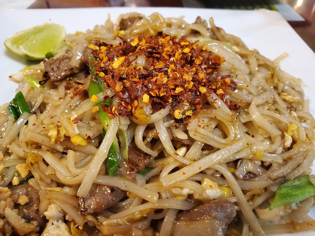 Beef Pad Thai