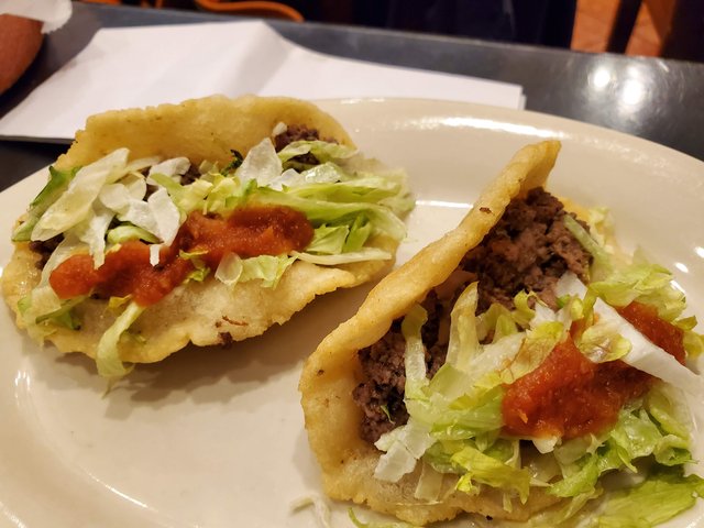 Beef Puffy Taco