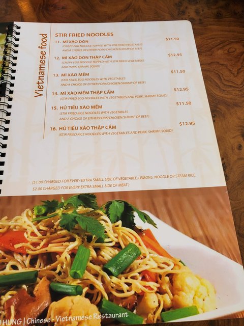 Vietnamese Menu 2