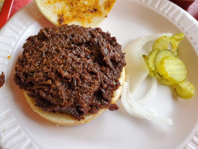 Chop Brisket Sandwich