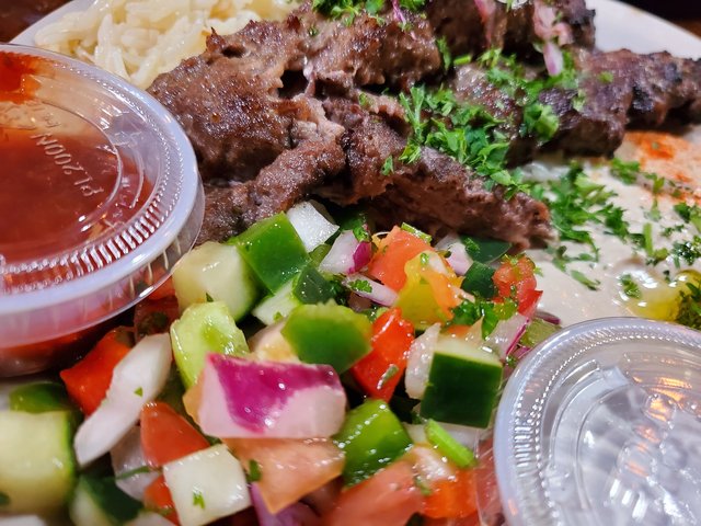 Kafta Kabab Plate