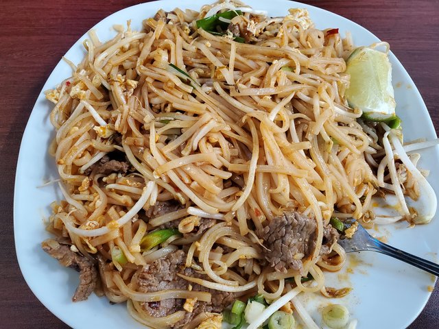 Beef Pad Thai