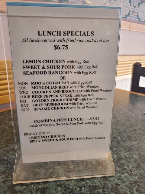 Lunch Specials