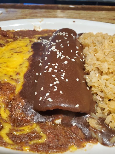 Chicken Mole Enchilada
