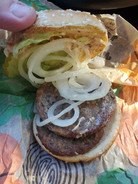 Double Whopper Burger