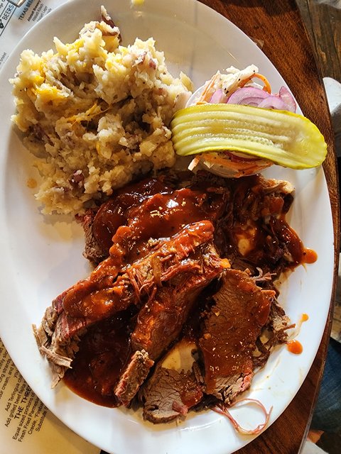 Brisket, Red Skin Mashed Potatoes