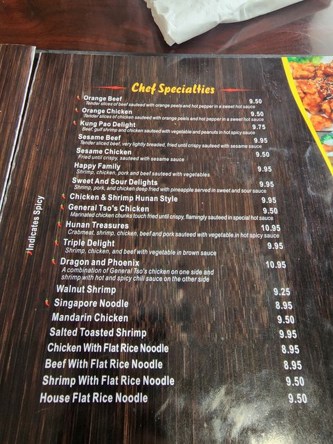 Menu - Specials