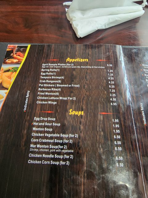 Menu - Appetizers