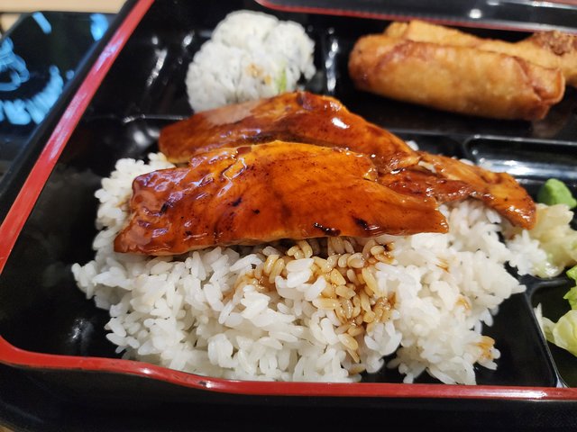 Bento Box Salmon
