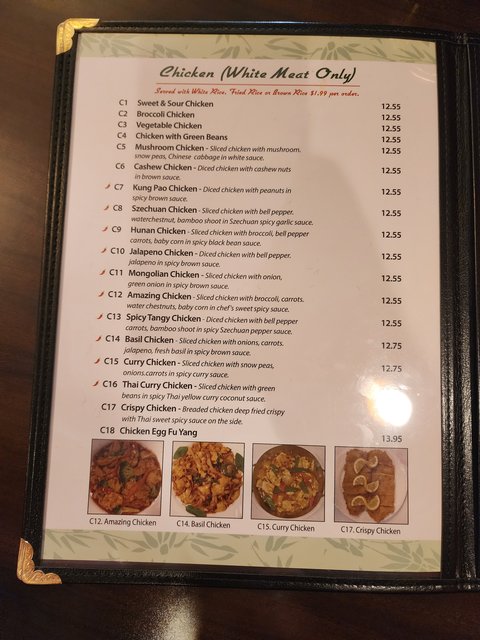 T. Jins - Menu Page 4 (Chicken)