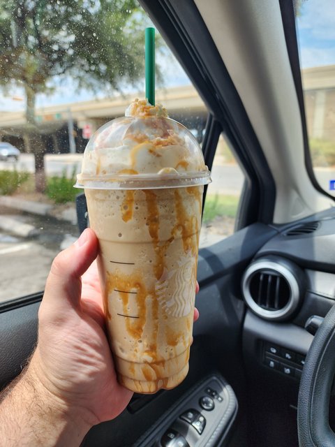 Caramel Ribbon Crunch Frappuccino