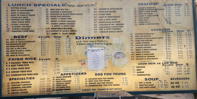 Menu Board