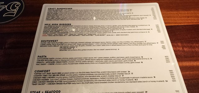 54th Street Grill Menu - Comfort Foods