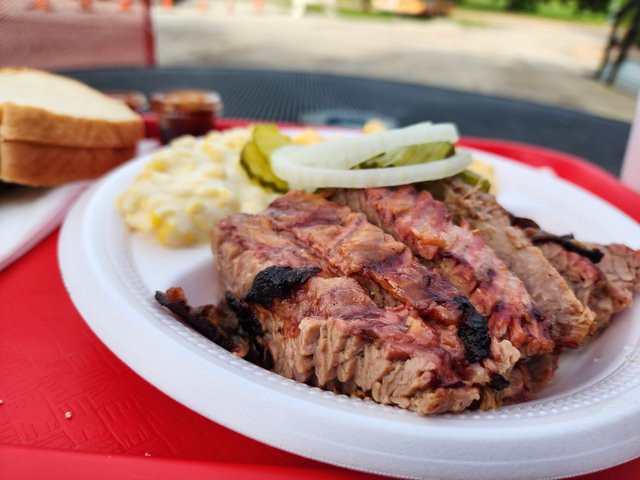 Moist Brisket & Creamed Corn